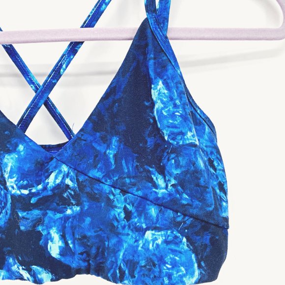 Glyder Strappy Patterned Sports Bra - Picture 2 of 9